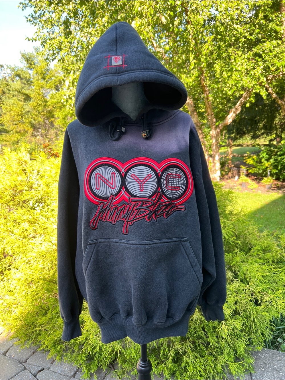 1990s Y2K JOHNNY BLAZE
NYC Oversized Baggy
Heavyweight Hoodie